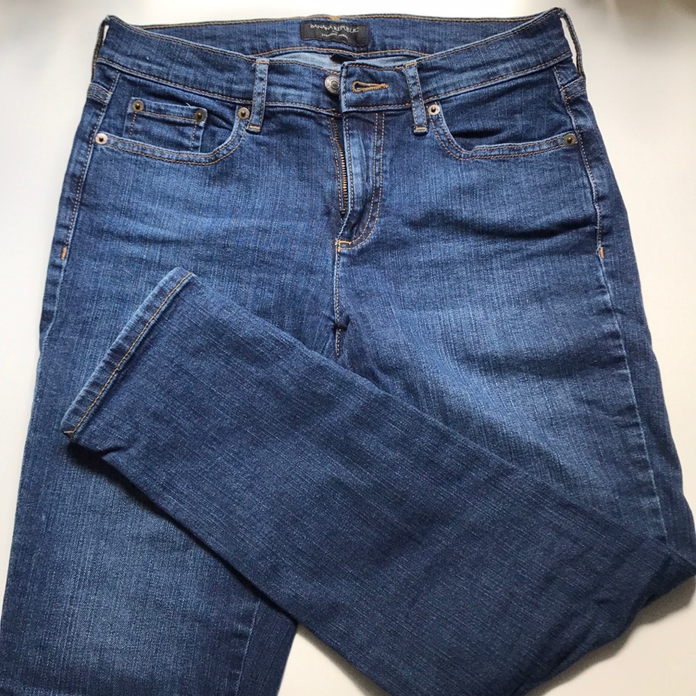 Banana Republic Straight Ankle Jeans